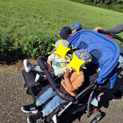 Spaziergang mit unserer Tagesmami und Ylvies Mama