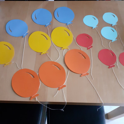 Luftballons als Fachingsdeko