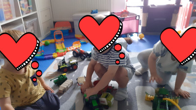 Eine super Spielgruppe, bald kommen  die Mädels zu uns!