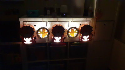 Bei Nacht, gemütlich ist es!
